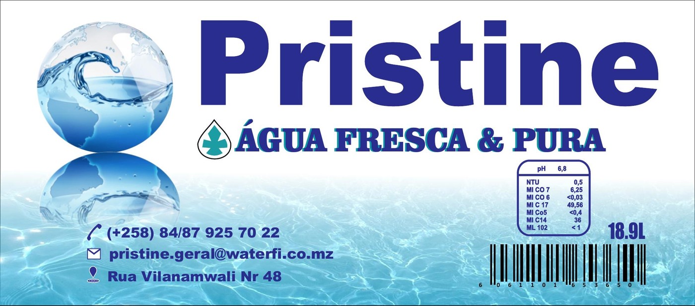 Rótulo Pristine 18,9L